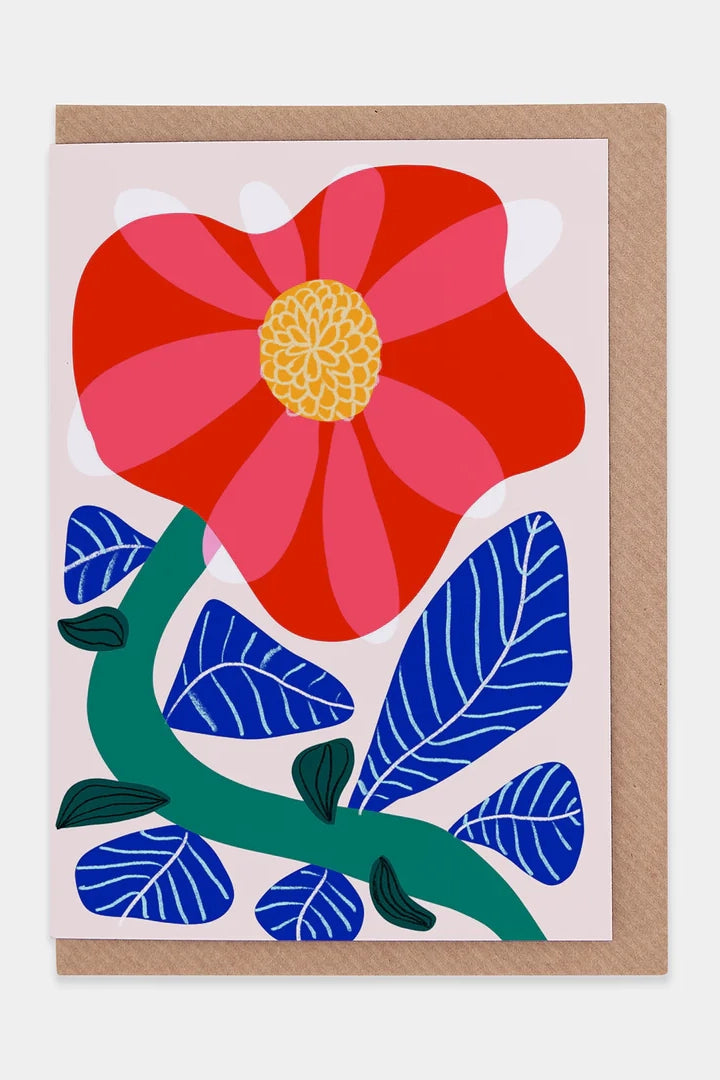 Camellia Greetings Card