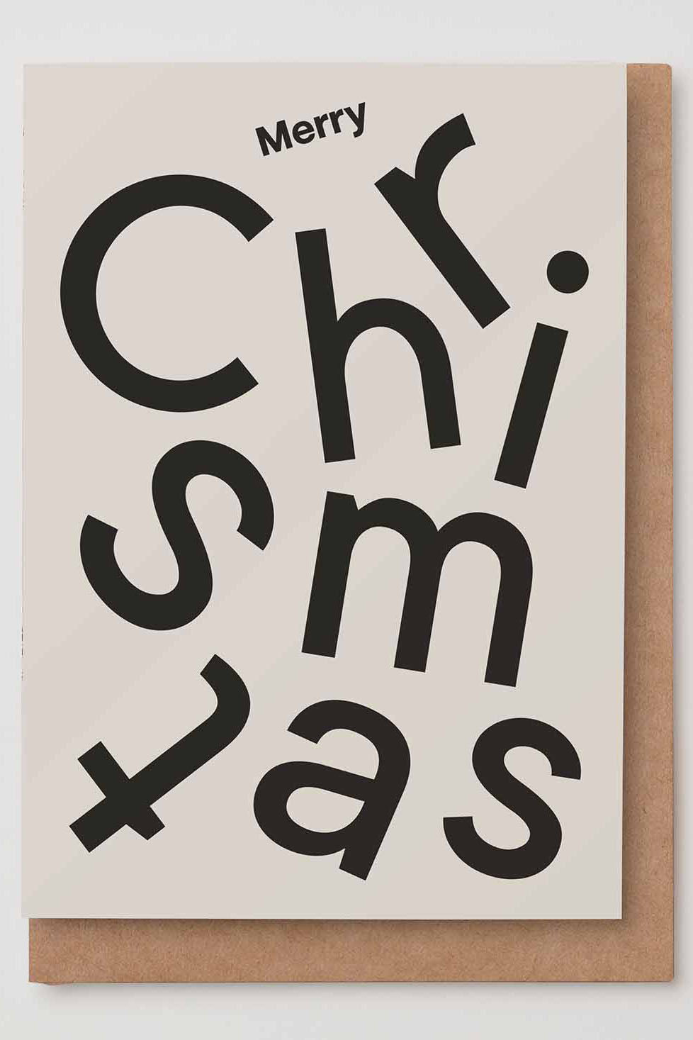 Merry Christmas Greetings Card