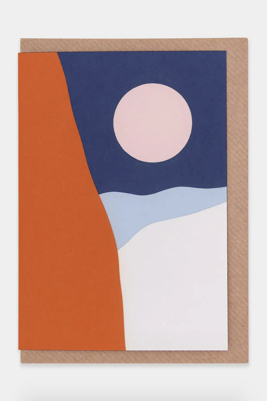 Midnight Sun Greetings Card