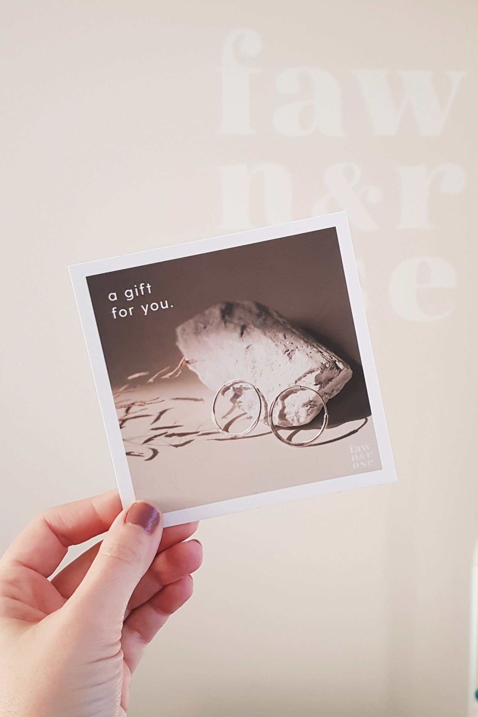 Gift Card Fawn And Rose 