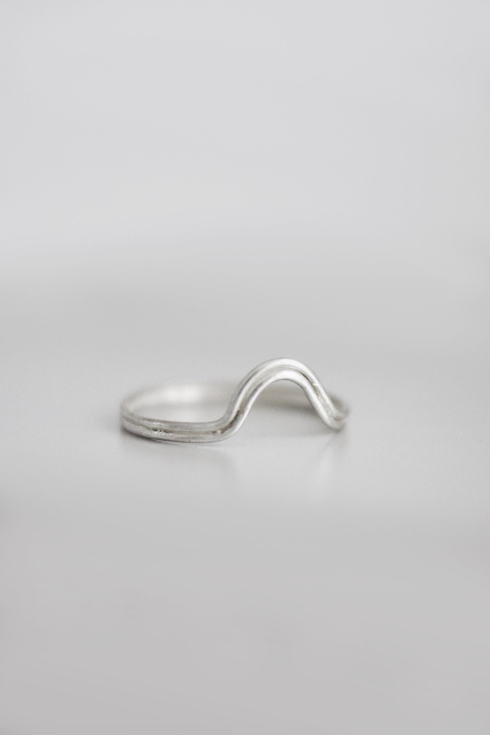 Curved Layered Ring Ring Fawn and Rose 