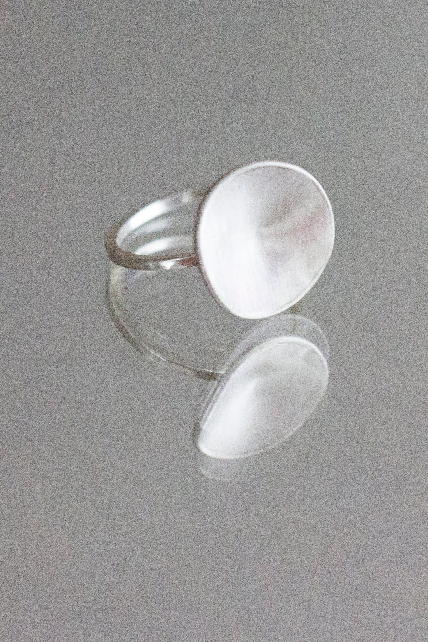 Organic Dip Circle Ring