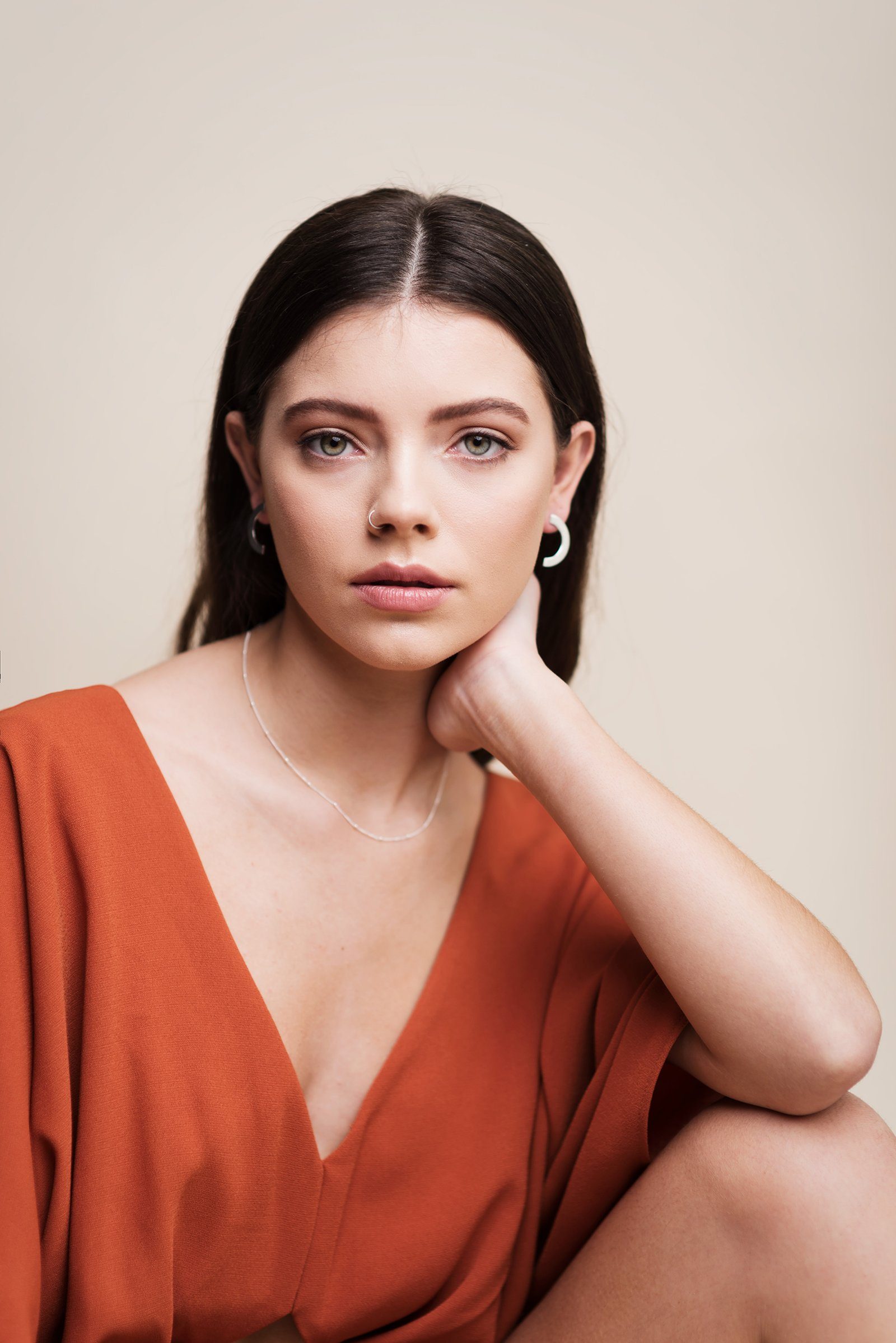 Large Arc Earrings (Silver) Earrings Fawn and Rose 